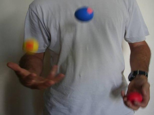 Ya podemos hacer malabares