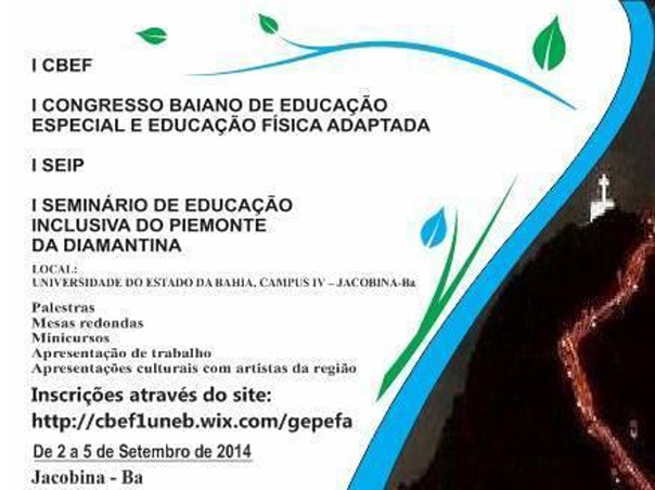 I Congresso Baiano de Educação Especial e Educação Física Adaptada