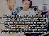 O mercado de trabalho da Educação Física